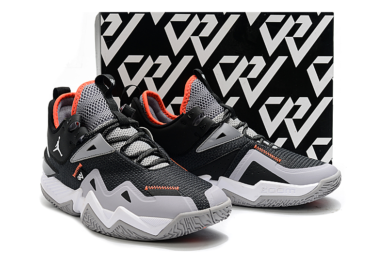 2020 Men Air Jordan Why Not Zer0.3 Black Grey Orange Shoes